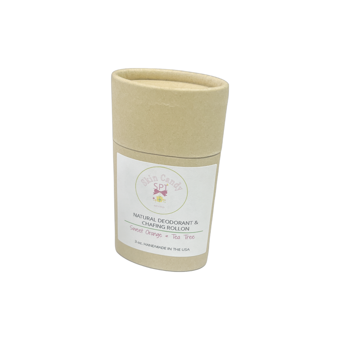Unveil Freshness Naturally with Our Sweet Orange & Tea Tree Deodorant and Chafing Roll On!