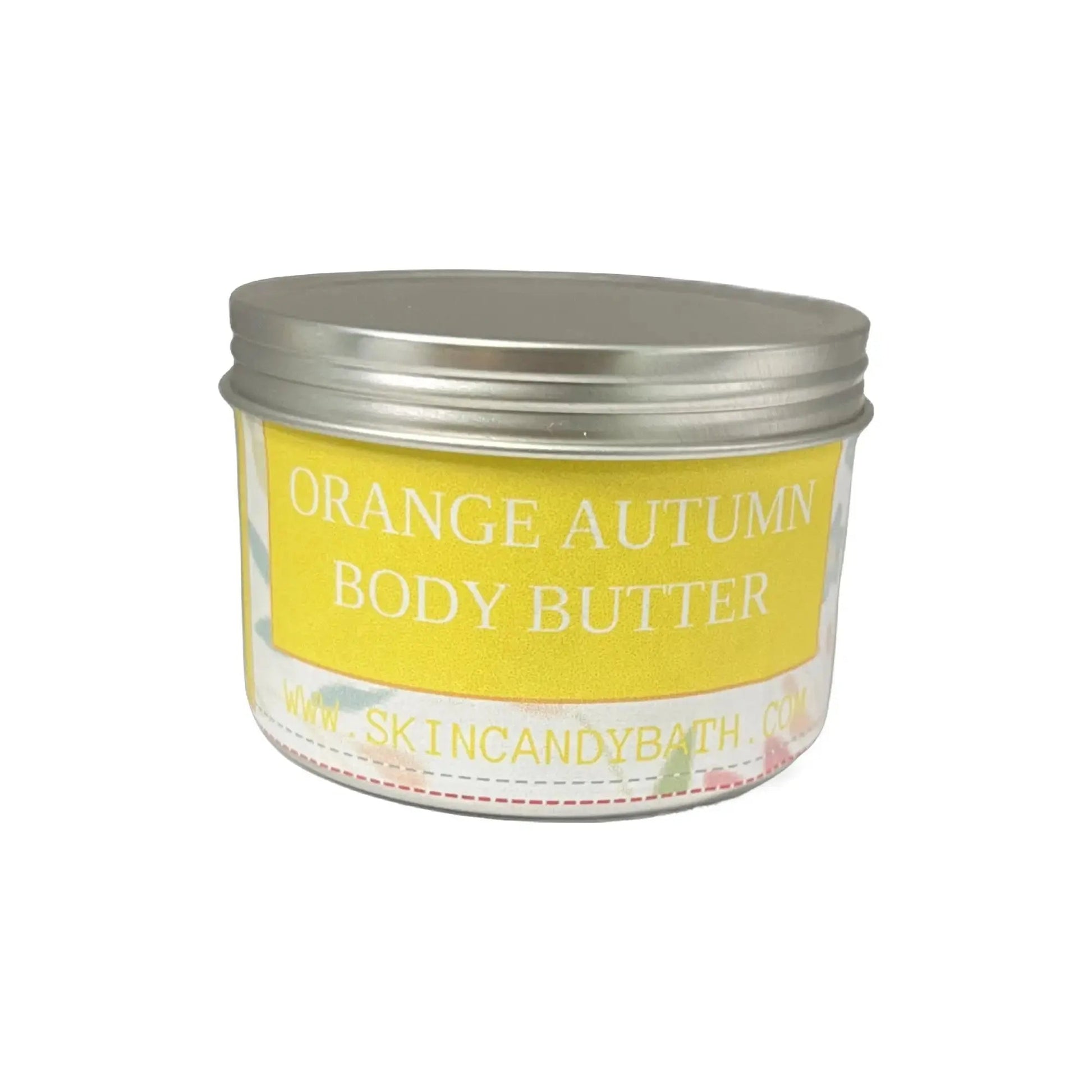 4 oz. All Natural Autumn Moisturizing Body Butter Cocoa & Shea Butter Infused (Vegan) - Skin Candy Bath & Body