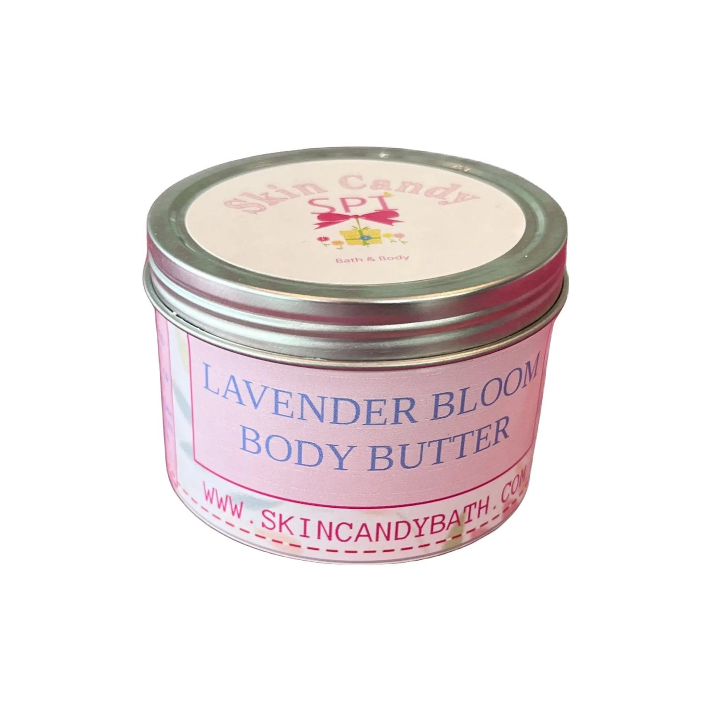 4 oz. All Natural Lavender Bloom Moisturizing Body Butter Good to Even Skin Out(Vegan) - Skin Candy Bath & Body